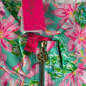 Lilly Pulitzer half zip skipper pop over UPF 50+